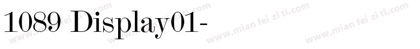 1089 Display01字体转换
